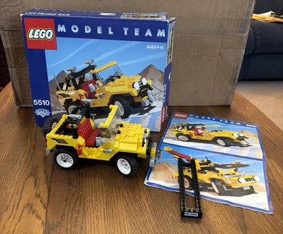 Lego Model Team 5510 Off Road 4X4 Jeep 100% Complete Instructions Box Stickers - Image 1 of 4