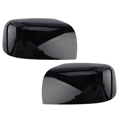 Tapas de cubierta de espejo retrovisor lateral negro brillante aptas para Nissan Rogue 2008-2015 Foto 1 de 4