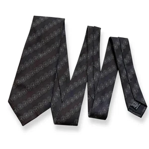 Chanel Corbata Coco Mark Camelia Jacquard Usado Auténtico - Imagen 1 de 8