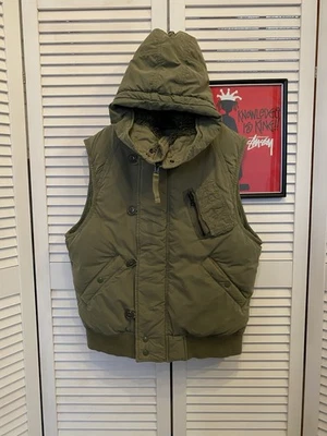 Vintage Denim&Supply Ralph Lauren Puffer Vest Military Army Pocket Size M Men’s - Image 1 of 4