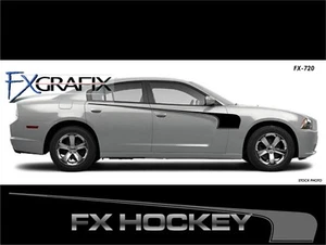 2011 - 2019 Dodge Charger Hockey Body Stripe Kit w/ Pin Accent Quality Stripes - Picture 1 of 3