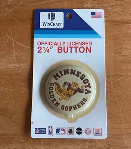 Minnesota Golden Gophers Vintage Wincraft Oficial NCAA 2 1/4” Botón Pin Nuevo en Paquete #2 - Imagen 1 de 2