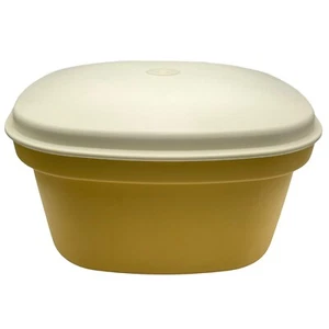Vintage Tupperware Multi Dampf & Servier Behälter Sieb 3 Stück 888-11 Ernte Gold - Bild 1 von 17