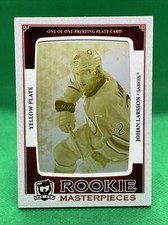 2013-14 Upper Deck The Cup Yellow Printing Plate #SPA-240 Johan Larsson #1/1 RC