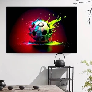 Football Soccer Canvas Art Picture Print Kids Bedroom Large 60cm x 40cm R110 - Picture 1 of 7