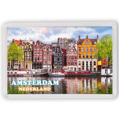 Amsterdam Olanda V2 Fridge Magnet Calamita Frigorifero Souvenir
