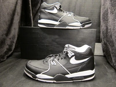 Nike Air Flight '89 Black White CU4833-015 Men's New 9, 9.5 - Image 1 of 4
