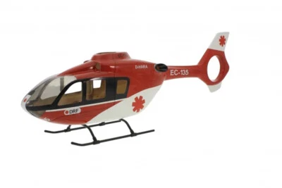 450 EC-135 DRF RC Helicopter 450 Size Pre-Painted Fuselage Red Painting Kit - Image 1 of 4