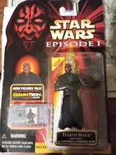 BNIB Star Wars - Episode I - DARTH MAUL 3.75" Action Figure Commtalk