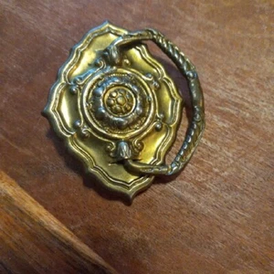 Antique Drawer Pull Handle Ornate Victorian Furniture Drop Pull, Single Screw  - Picture 1 of 6