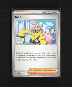 Iono 080/091 Paldean Fates Uncommon Pokemon Card - Picture 1 of 9