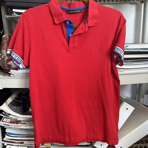 Roberto Cavalli Red men's polo shirt sz M with Logo - Picture 1 of 5