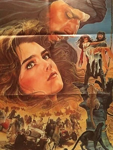 Vintage Sahara Original Movie Poster 1983 Brooke Shields Lambert Wilson. 840007 - Picture 1 of 3