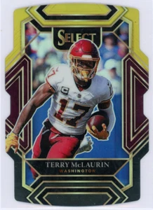 2021 Panini Select - Terry McLaurin - Club Level - Red Yellow Die Cut - #234 - Picture 1 of 2