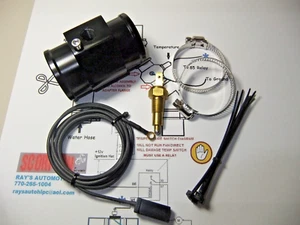 Inline Radiator Hose Temp Switch Adapter 1/8" NPT 1 3/4" OD w 180 f T/SWITCH - Picture 1 of 5