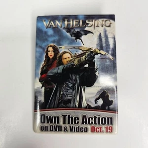 Van Helsing Movie Advertising Vintage Pinback Pin Bag Vest Jackman Beckinsale - Picture 1 of 3