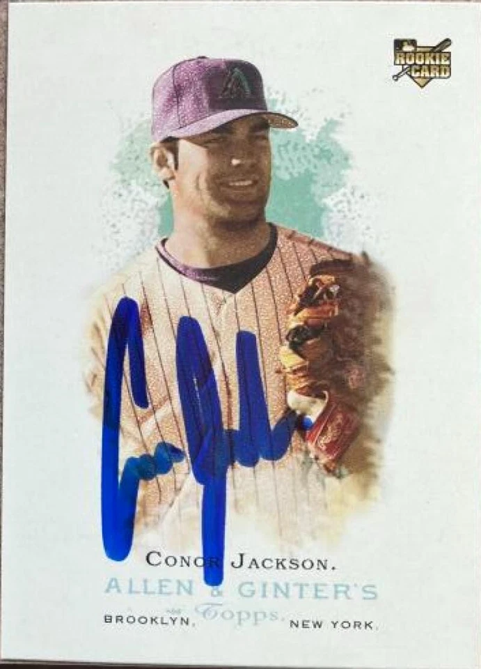 Topps Allen & Ginter #24 2006 autografiado por Conor Jackson Foto 1 de 1