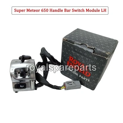 Genuine Royal Enfield Super Meteor 650 LH Side Handlebar Switch Module Foto 1 de 4
