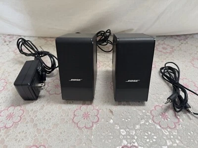 Bose Computer MusicMonitor Speakers with Power Cord cables - Image 1 of 4