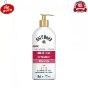 Gold Bond Diabetics' Dry Skin Relief Body Lotion, 13 oz, With Aloe - Picture 1 of 12