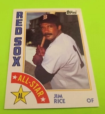 1984 JIM RICE Topps TIFFANY All-Star  #401 Print Run 5,000 MINT Boston Red Sox  - Image 1 of 2