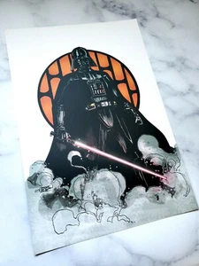 DARTH VADER STAR WARS PRINT POSTER 12" X 16" Anaki, Dark Lord Storm Trooper - Picture 1 of 6