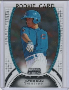 TARJETA DE NOVATO JAVIER BÁEZ 2011 Bowman Sterling BÉISBOL $$CONTROL Chicago Cubs ¡COMO NUEVA! - Imagen 1 de 2