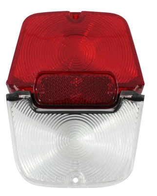 1962 1963 1964 Nova Chevy II Station Wagon Tail Light Back Up Reflector Lens Set - Image 1 of 4
