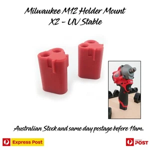 2 x MILWAUKEE M12 LITHIUM ION HEAVY DUTY TOLL MOUNT - Bild 1 von 1