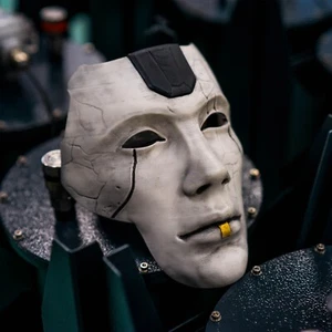 Ash Mask Replica, Full-Size Robot Champion Mask, Inspired by Apex Legends Cospla - Picture 1 of 7