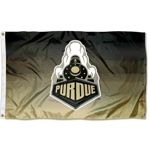 Purdue Boilermakers Two Tone Gradient Flag Large 3x5 Cover