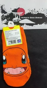 New AUTHENTIC - Pokemon Ankle Socks - Charmander One Size - Picture 1 of 2