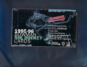 1995-96 Bowman NHL HOCKEY HOBBY BOX FACTORY SEALED 24 PACKS REFRACTORS ++ - Bild 1 von 1