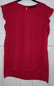 Zara Women’s Summer Sleeveless Floaty Pink Top Size XS - Picture 1 of 3