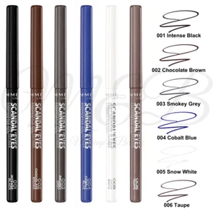 RIMMEL Scandal'Eyes Exaggerate 24Hr Eyeliner Eye Definer Pencil NEW *ALL SHADES* - Picture 1 of 9