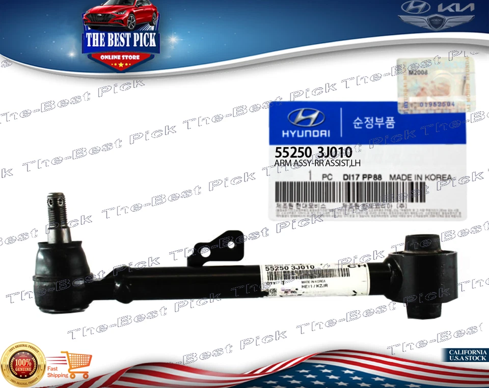 ⭐GENUINO⭐ Brazo de control lateral trasero izquierdo para Santa Fe Veracruz 07-12 552503J010 Foto 1 de 1