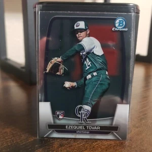 2023 Bowman Chrom - Refraktor #23 Ezequiel Tovar (RC) - Bild 1 von 2