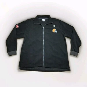 Herren Fleecejacke NFL Cleveland Browns Large Full Zip Kragen Trainingsanzug Oberteil - Bild 1 von 8