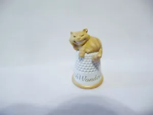 THIMBLE HALLMARK MINI ORNAMENT '98 ALICE IN WONDERLAND'S CHESIRE CAT 4 - Picture 1 of 5