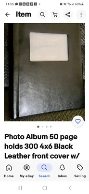 Golden State Art Photo Album for 300 4"x6" Pictures - Brown - Image 1 of 4