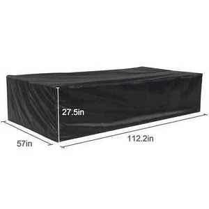 Cubiertas para muebles de patio cubierta para muebles de exterior impermeable tela 420D resistente - Imagen 1 de 10
