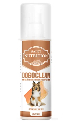 Saint Nutrition Dogoclean Hundeshampoo gegen Juckreiz Milben Flöhe Anti Geruch
