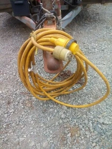 Marine cord 20A male 125v 30a Female approx. 50 foot 50 feet 50' +/- Marinco - Picture 1 of 2