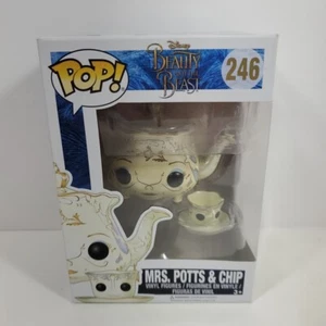 Funko POP! Disney Beauty and The Beast Mrs. Potts & Chip #246 Minor Box Damage - Picture 1 of 12