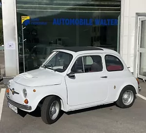 FIAT 500 F Abarth Replika, Erstzulassung 1965, HU bis 07/2025 bianco/weiß - Bild 1 von 8