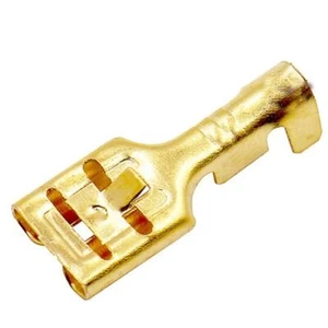 Female Spade Quick Splice Crimp Terminals 6.3mm Connector 50/100/200pcs Supplies - Picture 1 of 7