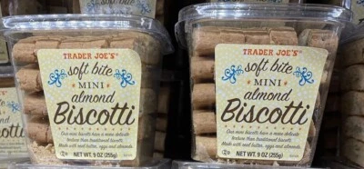 2 Pack Trader Joe's Soft Bite Mini Almond Biscotti 8 oz - Image 1 of 2