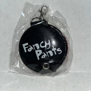 Black Compact Mirror With Lobster Clasp 3” Fancy Pants New - Picture 1 of 5