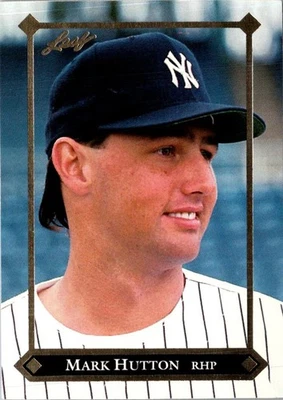 1992 Leaf Gold Rookies Mark Hutton #BC-6 New York Yankees Baseball Card - Image 1 of 2