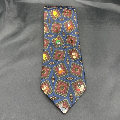 Винтажные рамки 90-х Looney Tunes Mania Expressions темно-синий галстук - Изображение 1 из 4